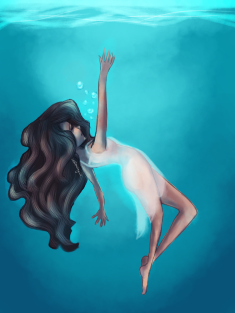 drowning - ibisPaint