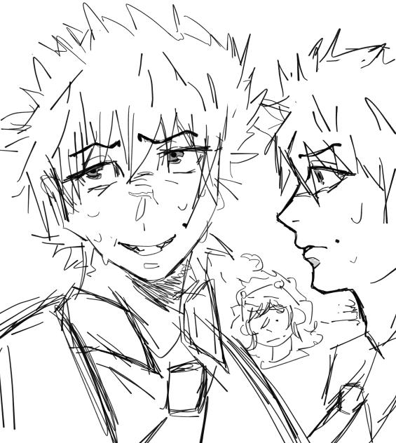 a sketch page of my oc