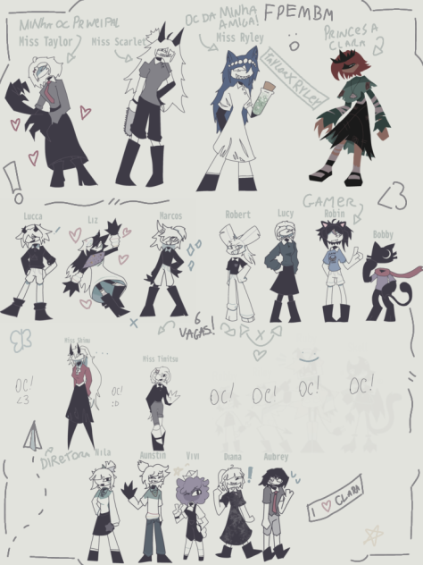 personagens da tal comic