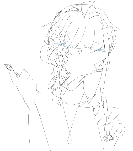 線画ぁ