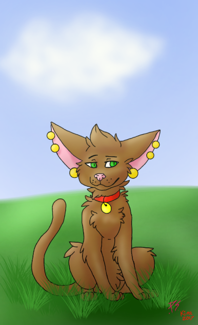 Kira in the fields - ibisPaint