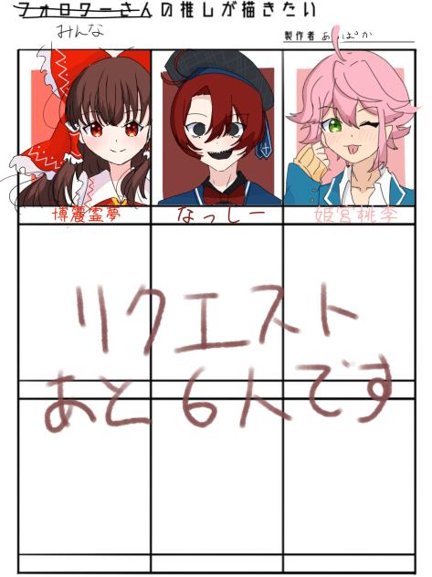 みんなの推しが描きたい！！