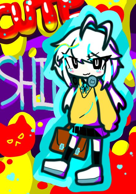 2026年描き初め☆シロコちゃん
