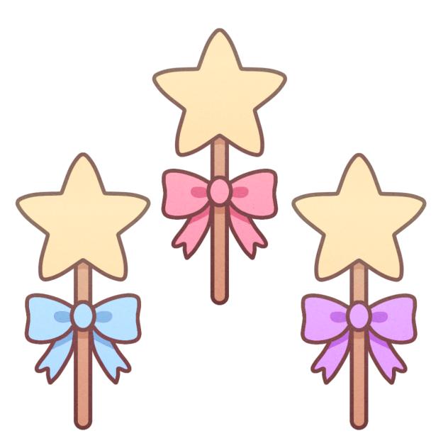 Star magic wands