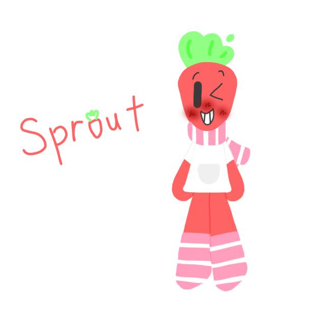 Dandy’s world Sprout fanart