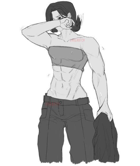 Saeles after practice
