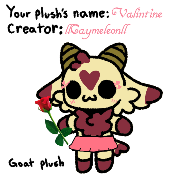 GOAT PLUSHIE!!