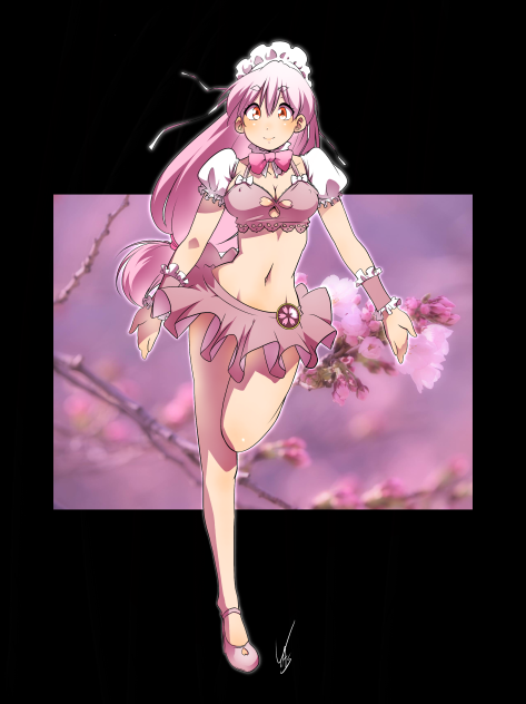 南から北へみんなに桜の開花を知らせる桜メイド