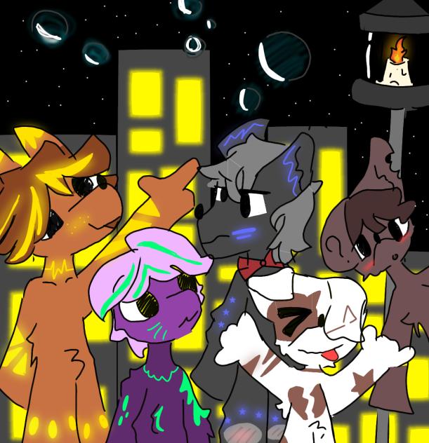 unos furros de paseo XD