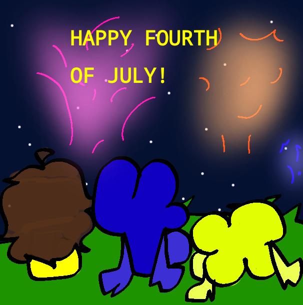 4th of july me and 4 and x