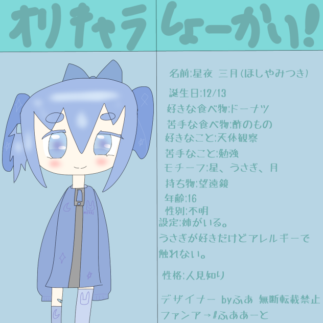 オリキャラ資料