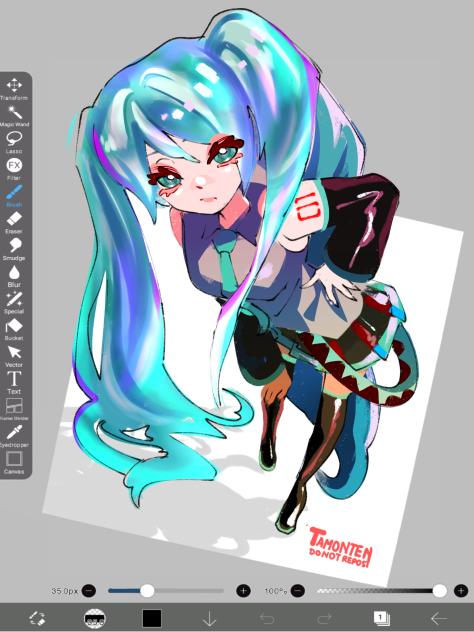 Miku is not impressed