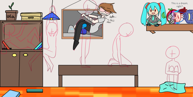 The floor is lava collab