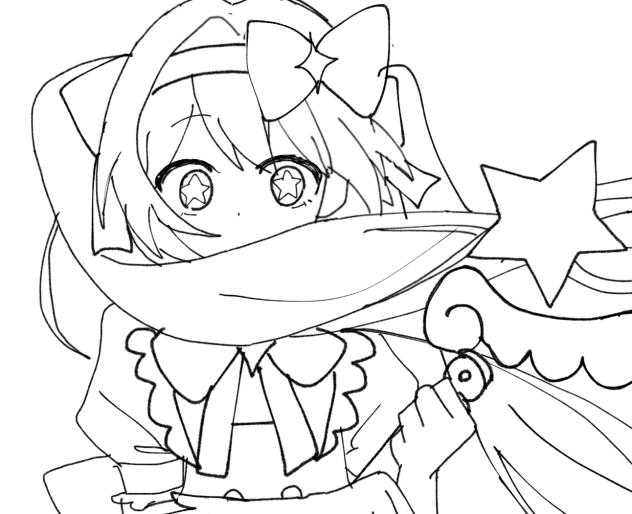 今すぐ輪廻線画