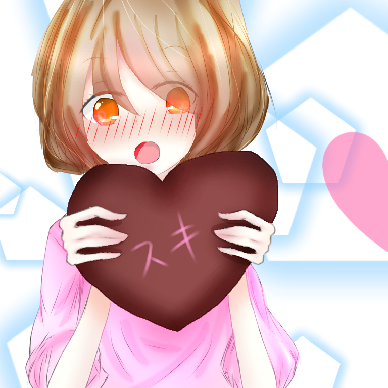 一足早いけどバレンタインペア画女子！ - ibisPaint