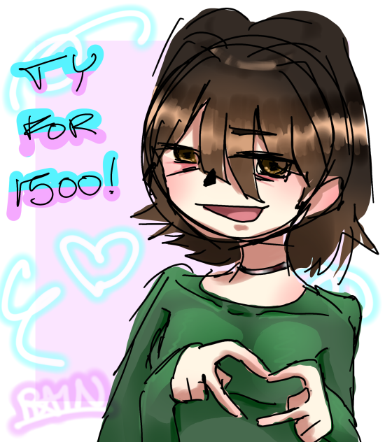 TYSM FOR 1500❤️❤️