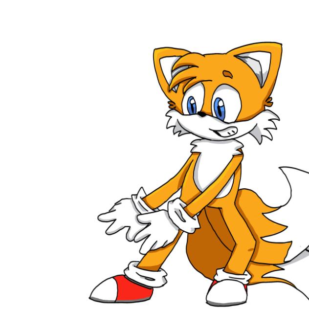 tails doing spooky dance - ibisPaint