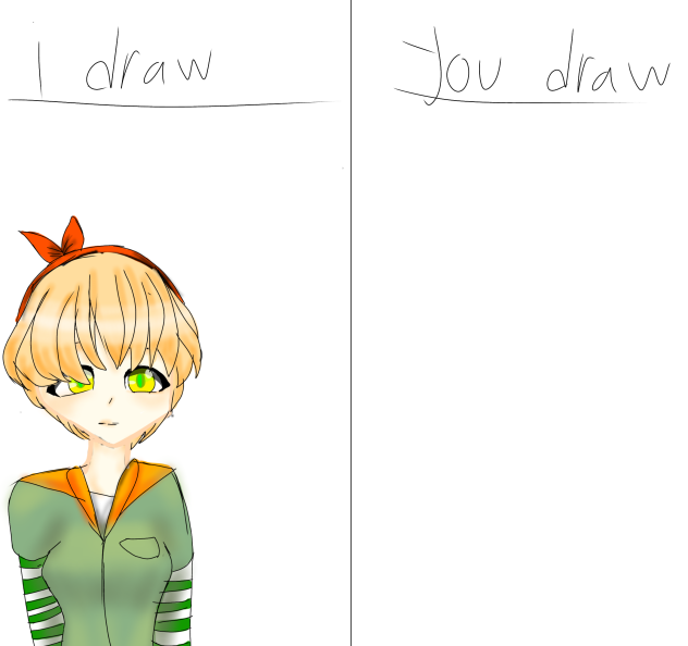 my first i draw you draw ibisPaint