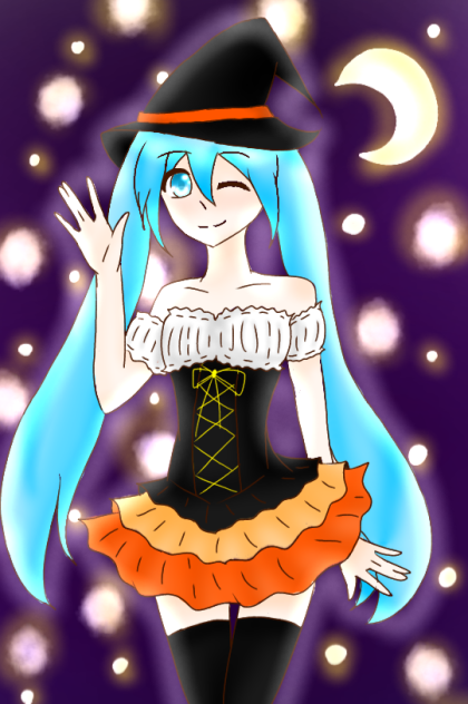 ハロウィンミクさん