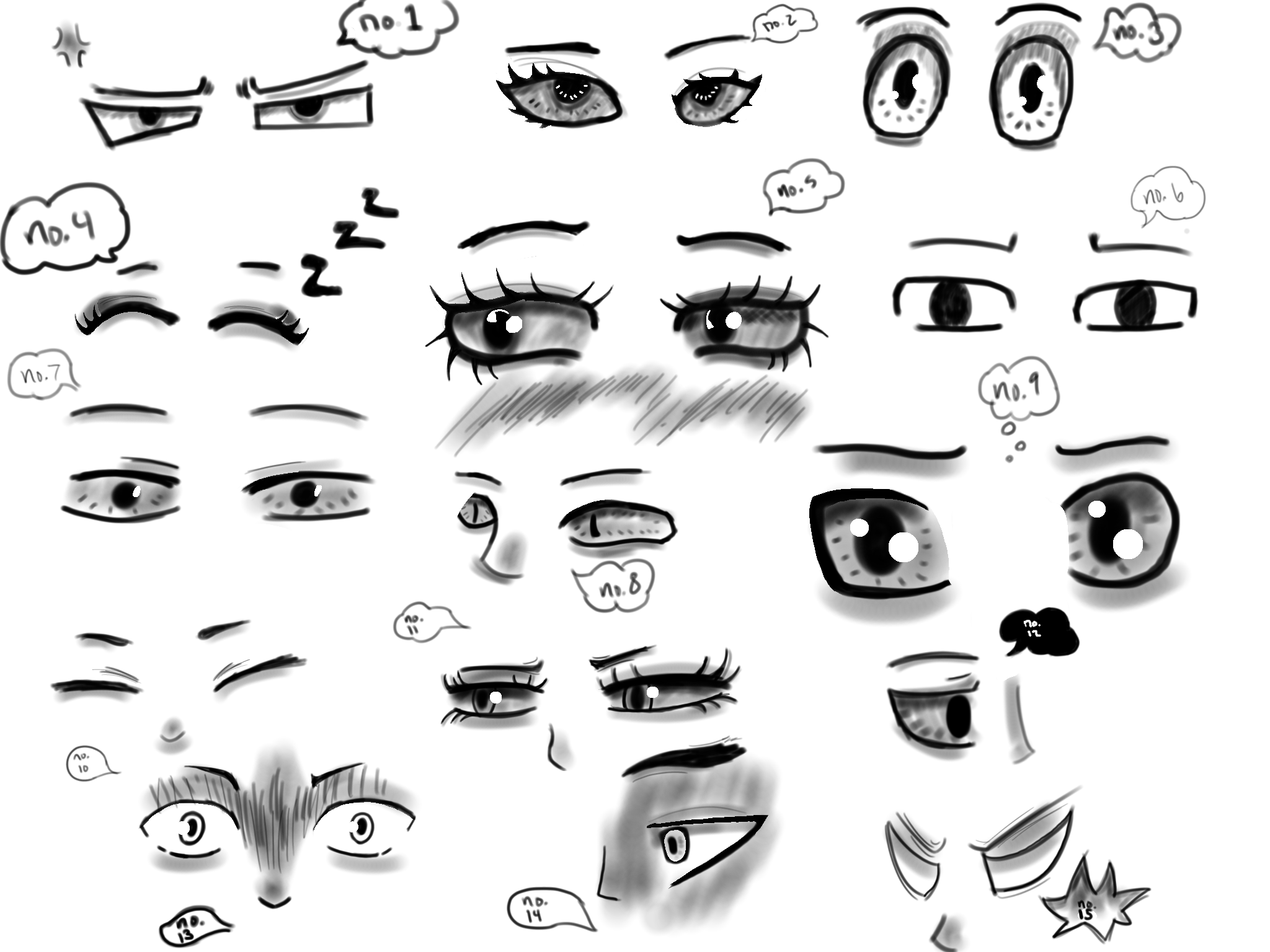 Eye practice - ibisPaint