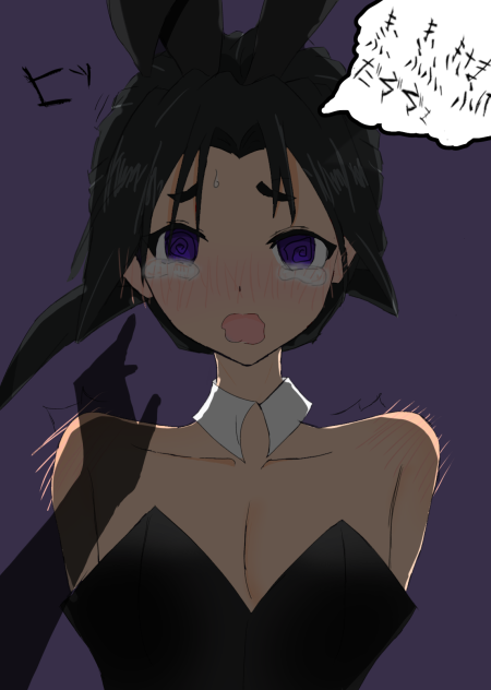 モブに襲われてバニー服着せられた時行君
