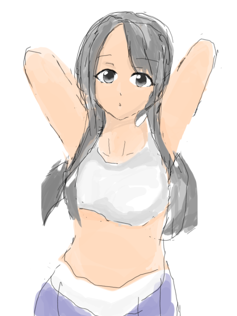 トレーニング女の子