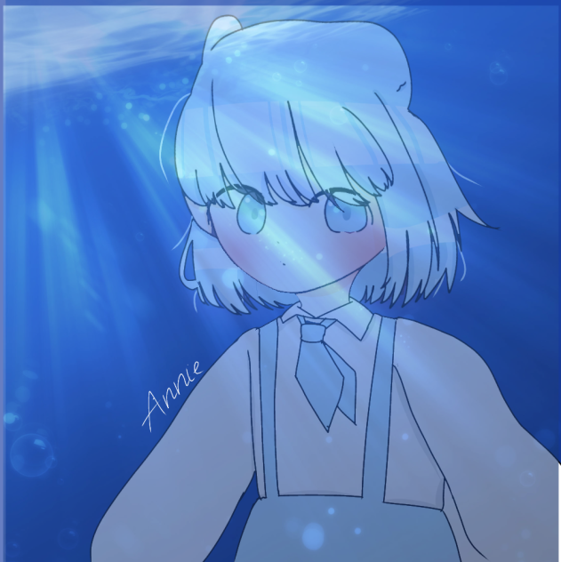 In the sea - ibisPaint