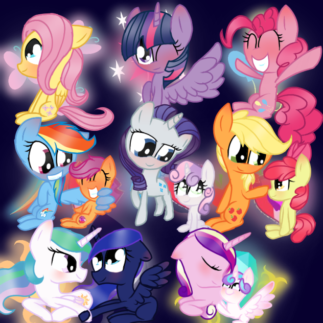 MLP characters speedpaint