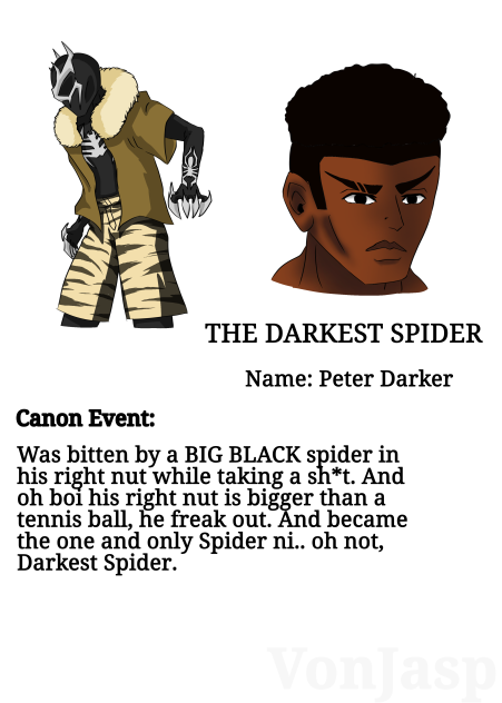 Peter Darker - the darkest spider