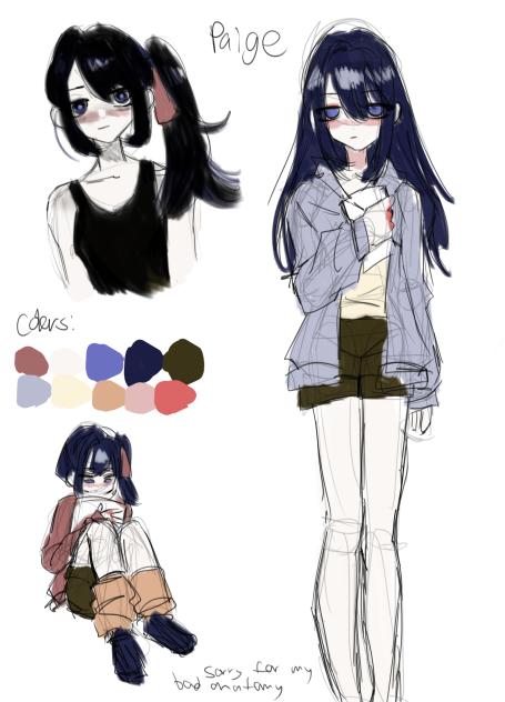 Character design for Paige!