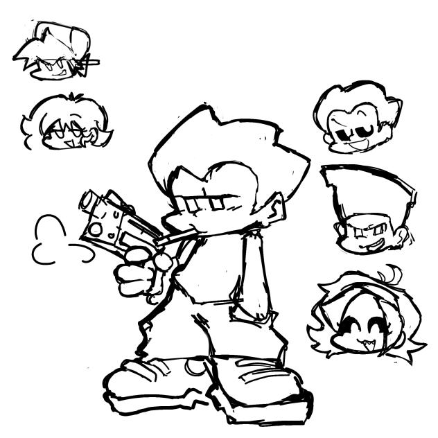 Fnf art Page that I'm Working On!!
