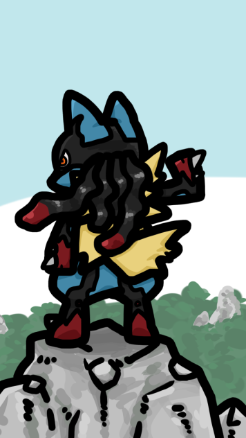 一匹狼メガルカリオ