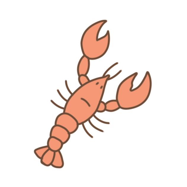 cute lobster sticker