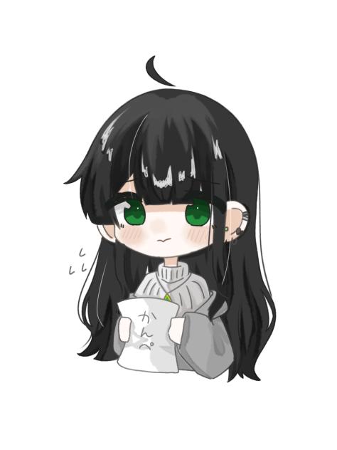 まなちゃんの立ち絵！　焦る