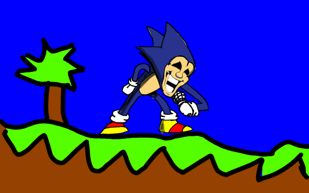 Majin sonic if it wasn't evil