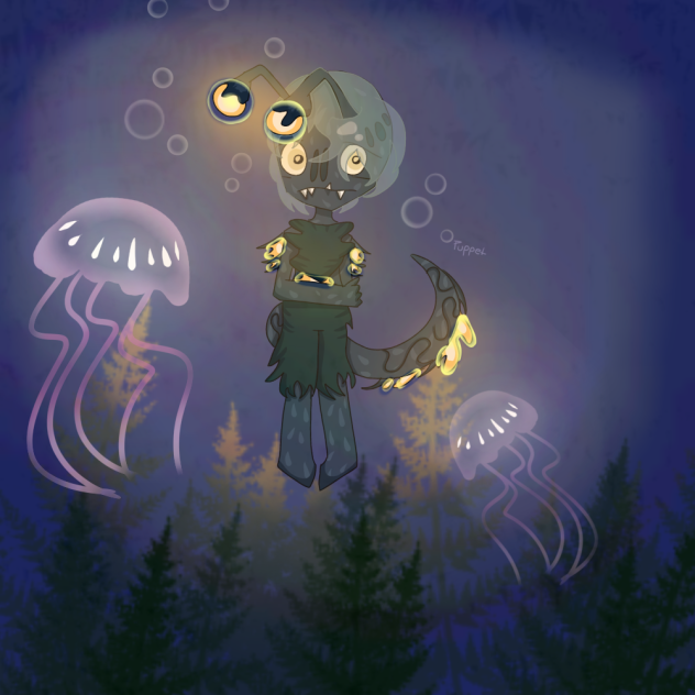 。sea monster  。
