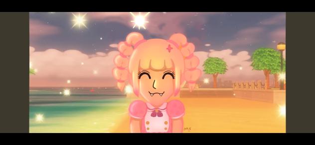 Crystal x Angie (Tomodachi Life redraw)