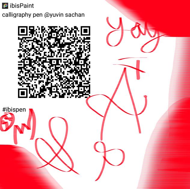 calligraphy brush 😁😁😁😁 - ibisPaint