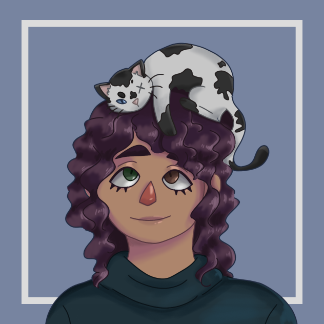 garota e gatito