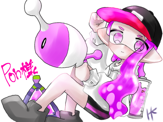 Ponさんの塗り絵