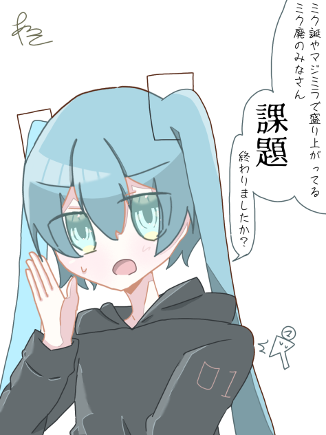 現実を教えてくれるミクさん