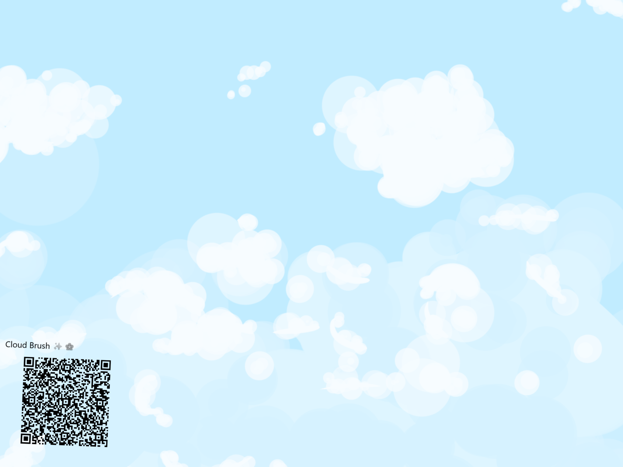 Cloud Brush- - ibisPaint