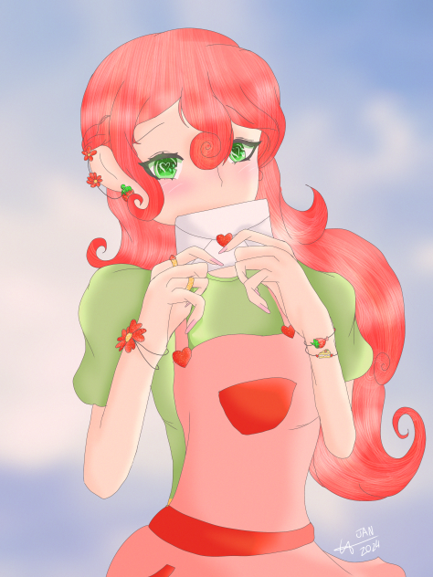 strawberry lovecore aesthetic