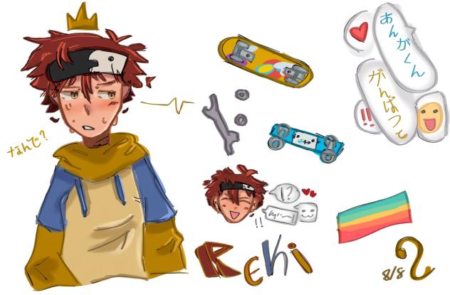 reki kyan doodle page