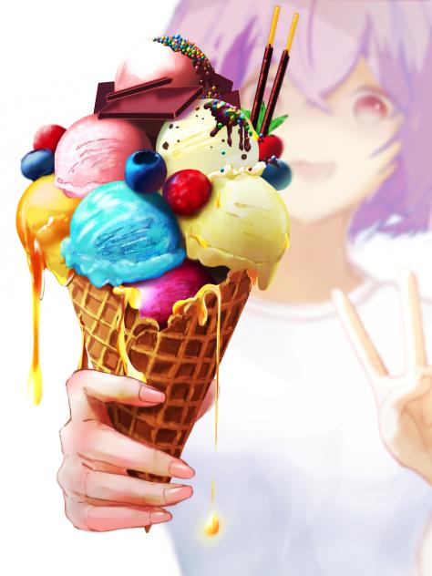 How many scoops of ice cream can I have？