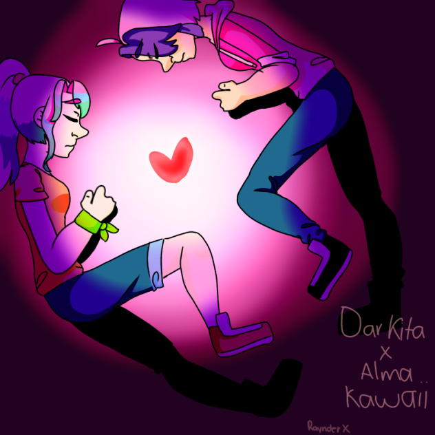 Darkita kawaii x Alma kawaii redraw