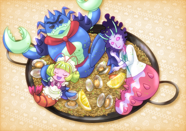 あとまわしのパエリア