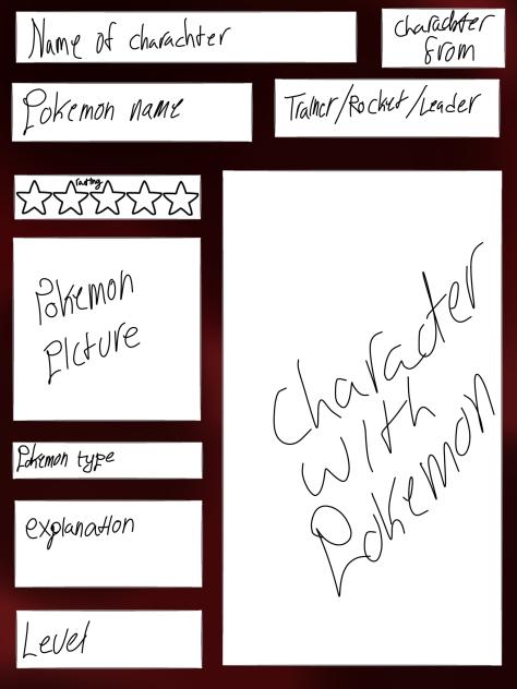 Character sheet (Pokémon)