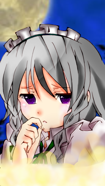 小6が十六夜ちゃん塗ってみた