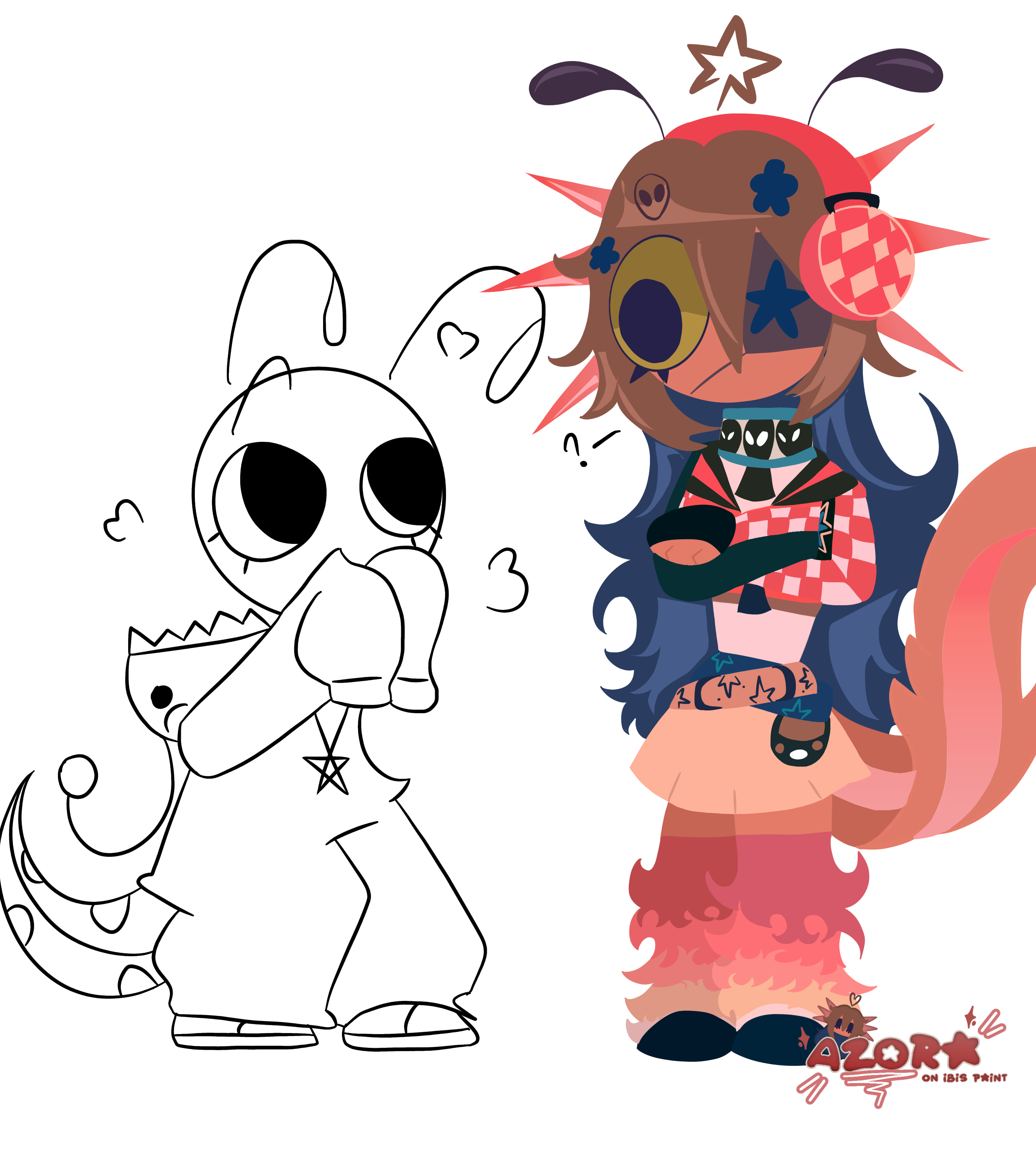 Alien AU collab ^^ - ibisPaint